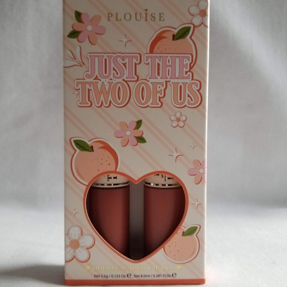P.Louise - Just The Two Of Us Double Ended Lipstick - Peach Tease & Squeeze Me